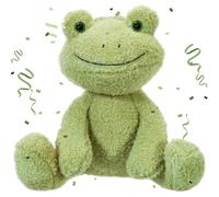 XNAUVOI Grenouille Peluche Poupée Jouets, Grenouille en Peluche, Animaux Peluche Décoration Cadeau pour Enfants Anniversaire-25cm
