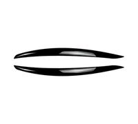 XNFUR 1 paire de garniture de couverture de sourcil de phare de voiture, Convient for, E92 E93 série 3 2 portes Couple M3 2005-2013 décoration paupières phare Sourcils de phares de voiture(Glossy Bla