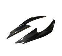 XNFUR Autocollant de couverture de sourcil de phare, Convient for Nissan, Altima Teana 2016-2018 garniture de paupière de phare en Fiber de carbone front de lampe de phare avant Sourcils de phares de