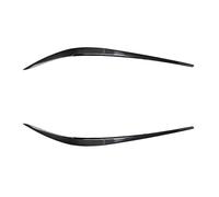 XNFUR Autocollants de sourcil de phare avant, Convient for, série 3 G20 320i 325i 330i 2019+ paupières de voiture brillant noir aspect carbone Kit de carrosserie Tuning Sourcils de phares de voiture(
