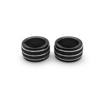 XNFUR Bouton de commutation sortie d'air conditionné for Toyota GR86 et Subaru, BRZ 2022-2024 cadre de bouton de climatisation(Black Knob Cover)