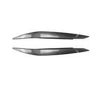 XNFUR Garniture de couverture de sourcil de lampe de phare de voiture, Convient for paupières de phares de voiture X6 E71 2008-2014 Sourcils de phares de voiture(Carbon Fiber Pattern)