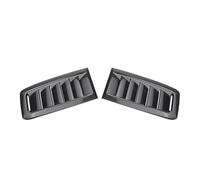 XNFUR Lot 2 grilles d'aération capot voiture, Convient for modèles Ford, Focus RS (2004-2015) SEAT, Leon Ibiza. Garniture de phare antibrouillard avant du véhicul(Carbon Fiber Look)