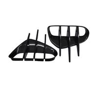 XNFUR Lot 2 grilles ventilation latérales pare-chocs voiture, Convient for KIA, Stinger 2017-2023 Garniture de phare antibrouillard avant du véhicul(Glossy Black)