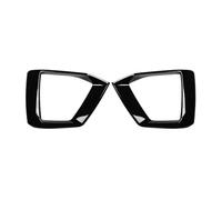 XNFUR Lot de 2 couvercles de calandre for phares antibrouillard avant, Convient for modèles A5 S5 2020-2022 Garniture de phare antibrouillard avant du véhicul(Glossy Black)
