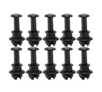 XNFUR Lot de 20/2 clips for tablette arrière, Convient for modèles Volkswagen/GOLF 5 MK6 Tiguan Polo UP T-CROS Clip pour tablette à bagages intérieure du véhicul(10pcs-black)