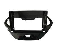 XNFUR Panneau Audio De Voiture Convient For Ford FIGO ASPIRE FREESTYLE 2019 9 Pouces Cadre DVD Navigation GPS Fascia Plastique couvercle du panneau de commande audio du véhicule(Frame-black)