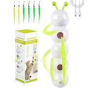 XNHAFW Caterpillar - Jouet intelligent interactif pour chat - Jouets rechargeables activés par le mouvement - Résistant aux morsures - Jouets automatiques pour chatons qui s'ennuient - Pour chats