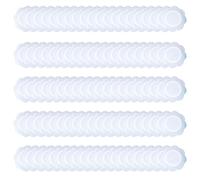 XNHIU Lot de 100 patchs autocollants pour huile de ricin pour nombril - Très absorbants - Huile de ricin - Pour femme (huile non incluse)