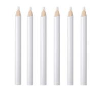 XNHIU Lot de 6 crayons de blanchiment des ongles 2 en 1 Blanc French DIY Nail Designs pour Art Manucure Fournitures