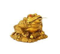 XNHIU Pendentif porte-bonheur en forme de grenouille Feng Shui, crapaud Feng Shui, argent chanceux, grenouille chinoise, cadeau porte-bonheur pour la prospérité, décoration de la maison (6 x 6 x 5 cm)