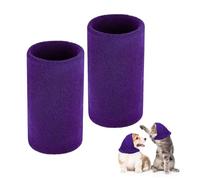 XNIVUIS 2 Pièces Cache-Oreilles pour Chien de Compagnie, Cache-Cou et Oreilles du Chien, Snood Chien, Snood pour Chat, pour Chien Soulagement de l'anxiété et Calme à Un Endroit Bruyant, S, (Violet)