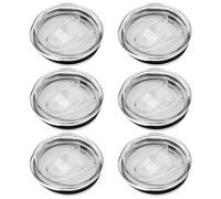 XNIVUIS 6 Pièces 20 Oz Couvercles de Rechange Couvercle de Remplacement Etroit Étanches Bouchon pour Canette Couvercles de Rechange pour Gobelets Couvercles de Tasse de Gobelet(20 Onces)