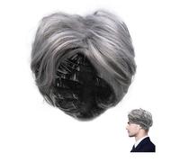 XNIVUIS Perruques Homme - Perruques de Grand-père, Fête Cosplay, Professeur - Accessoires pour Halloween, Carnaval, Fête Cosplay (C)