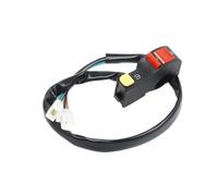XNJIADVSY Bouton de démarrage et d'arrêt électrique for moto, 1 pièce, interrupteur marche/arrêt, Compatible avec Dirt ATV Quad Bike, guidon 7/8 pouces, klaxon lumière