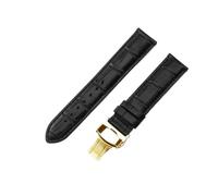 XNJIADVSY Bracelet compatible avec la montre Tissot 1853 Le Locle Unisexe T006/T41 (remplace T099) Hengyi Junya Carson 18 19 21 22 mm(Black-Golden-B1,19mm)
