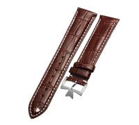 XNJIADVSY Bracelet en cuir de vachette compatible avec les montres Vacheron Constantin for homme, collection VC Inherit Art Master Series, tailles 18 mm, 19, 20 et 21(Blue Pink,21mm)