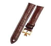 XNJIADVSY Bracelet en cuir de vachette compatible avec les montres Vacheron Constantin for homme, collection VC Inherit Art Master Series, tailles 18 mm, 19, 20 et 21(Red Black,22mm)