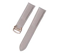 XNJIADVSY Bracelet en peau de mouton compatible avec les montres Cartier cuir Must London Solo for hommes et femmes(Rose purple gold,Other)