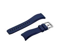XNJIADVSY Bracelet FKM incurvé universel en caoutchouc fluoré à dégagement rapide, 20 21 22mm, compatible avec Longines Omega Casio Seiko(Royal blue,22mm)
