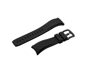 XNJIADVSY Bracelet FKM incurvé universel en caoutchouc fluoré à dégagement rapide, 20 21 22mm, compatible avec Longines Omega Casio Seiko(Black 02,20mm)