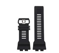 XNJIADVSY Compatible avec Casio GBA-800UC-2 GBA-800-7 GBD-800, accessoires de montre, bracelet en résine, noir, blanc, brume, bleu, jaune, vert armée(Black)