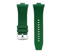 XNJIADVSY Compatible avec Citizen NJ0150 NJ0151 NJ0158, Bracelet en caoutchouc fluoré FKM, for hommes, barre à dégagement rapide(Green)