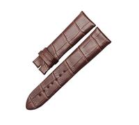XNJIADVSY Compatible avec le bracelet de montre en cuir d'alligator JAQUET DROZ J007030242(Coal Black,19mm)