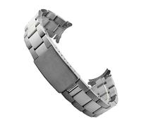 XNJIADVSY Compatible avec les bracelets de montre Oyster remplacement en acier inoxydable 13mm 17mm 19mm 20mm, Bracelet S Rolex for femmes et hommes(Bright silver,20mm)