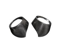 XNJIADVSY Couvercle de sortie d'air climatisation avant en fibre carbone véritable, compatible avec Alfa Romeo Giulia 2017-2019, accessoire décoratif for intérieur voiture