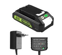XNJTG 24V 3,5Ah Batterie de Rechange pour Greenworks avec Chargeur 24V G24MC Compatible avec Greenworks 24V Batterie G24B2 G24B4