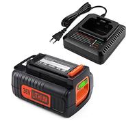 XNJTG 36V 2.5Ah Batterie de Rechange pour Black+Decker Batterie 36V BL20362 LBX2040 LBX36 avec Chargeur pour Black Decker Chargeur LCS36 LCS40