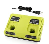 XNJTG Chargeur pour Ryobi 3A 12V-18V Dual Port
