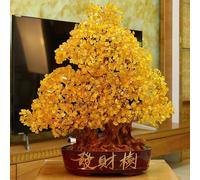 XNJTP 23 Pouces Natural Yellow Quartz Tree of Life, Wealth Tree, Attirer la Richesse, Bonne Chance, énergie d'équilibre, utilisé pour Le Salon Decoration Decoration Maison Gabillement