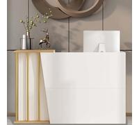 XNKLPY Comptoir RéCeption avec Tiroirs Comptoir d'accueil Angle Meuble De RéCeption RéCeptions D'HôTels Magasins De VêTements PâTisseries Fruiteries(Size:100CM,Color:a)