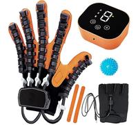 XNKLPY Gant de Robot Rééducation Main, Equipement D'entraînement De Rééducation D'avc, Dispositif de Rééducation de Main Gants pour Traitement des Dysfonctionnements de la Main Left L