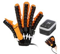 XNKLPY Gants Robotisé de Rééducation de la Main, Entraîneur de Rééducation des Doigts, Exerciseur de Doigt pour Blessure à Main, Trouble de La Flexion et de L'Etirement Right L