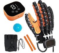 XNKLPY Gants Robotisés de Rééducation en Cas d'AVC, Équipement de Rééducation de Main, Rehabilitation Training Gloves pour Doigts Paralysés Traitement des Dysfonctionnements de Main Right L