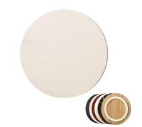 XNKLPY Plateau Tournant en Bois Plateau de Service Rond Tray Gastro Plateaux Rotatif à 360° Centre de Table Organisateur de Cuisine pour Comptoir D'Armoire pour Le Service White 60cm
