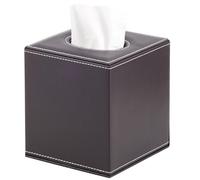 XNONE Boîte à Mouchoirs Cuir Carrée avec Fixation Magnétique, Décoration de Bureau à la Mode pour Restaurant d'Hôtel de Bureau à Domicile Voiture