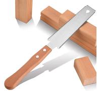 Xnourney Scie japonaise, Petite scie a bois, lame flexible de 15,2 cm double tranchant manuels, loisirs, bricolage, scie japonaise menuisier tranchants et légers