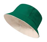 Xnova Bob Chapeaux de Soleil Unisexe Pliable Réversible, Coton Bucket Hat avec Corde Coupe-Vent Bobs Seau Anti UV, Chapeau de Boonie à Large Bord Extérieur pour Hommes Femmes