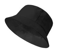 Xnova Bob Chapeaux de Soleil Unisexe Pliable Réversible, Coton Bucket Hat avec Corde Coupe-Vent Bobs Seau Anti UV, Chapeau de Boonie à Large Bord Extérieur pour Hommes Femmes