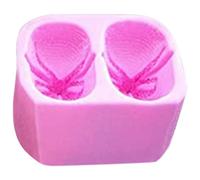 Xnuiasqe 1 PCS Bootie Moule pour Fondant Silicone Chaussures Enfants Tricoté Outils pour Décorer Gâteaux Rose