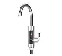 Xnuiasqe 1 PCS Électrique Cuisine Chauffe-Eau Instant Chaud en Acier Inoxydable D'Eau EU Plug,A