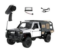 Xnuiasqe 2.4G Full Scale Pickup Short Truck 4WD Climbing Car RC Voiture Télécommande Jouet pour MN Model MN82S 1:12 Argent