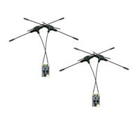 Xnuiasqe 2 Récepteurs RX ELRS Dual Band Gemini 900MHz 2.4GHz ExpressLRS avec TCXO pour Drone FPV à Longue Portée et Avion à Voilure Fixe