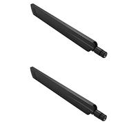 Xnuiasqe 2 x amplificateur d'antenne Wi-Fi de 18 Dbi 2,4 GHz Connecteur routeur WLAN Booster, noir