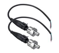 Xnuiasqe 2Pc 150Psi DC5V 1/8NPT Transducteur de Pression Transmetteur Capteur en Acier Inoxydable Air Eau Carburant Transmetteur