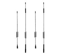 Xnuiasqe 2X 1 10 éChelle RC Crawler 11,4 Pouces et 6,3 Pouces Antenne en MéTal, Accessoires DéCoration pour -4 D90 SCX10 90046